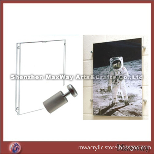 Square 5"*7" Clear Hot Selling Wall Mounted Acrylic Picture Frame